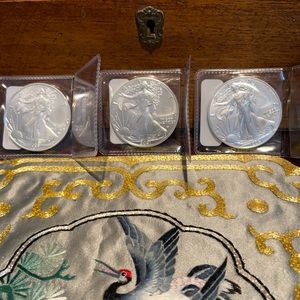 United States Silver Eagles.